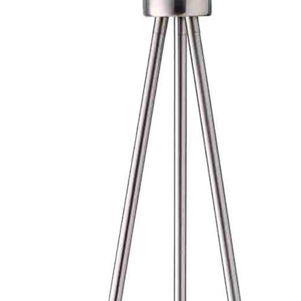 White Tripod Floor Lamp With White Drum Shade By Homeroots - Image 5