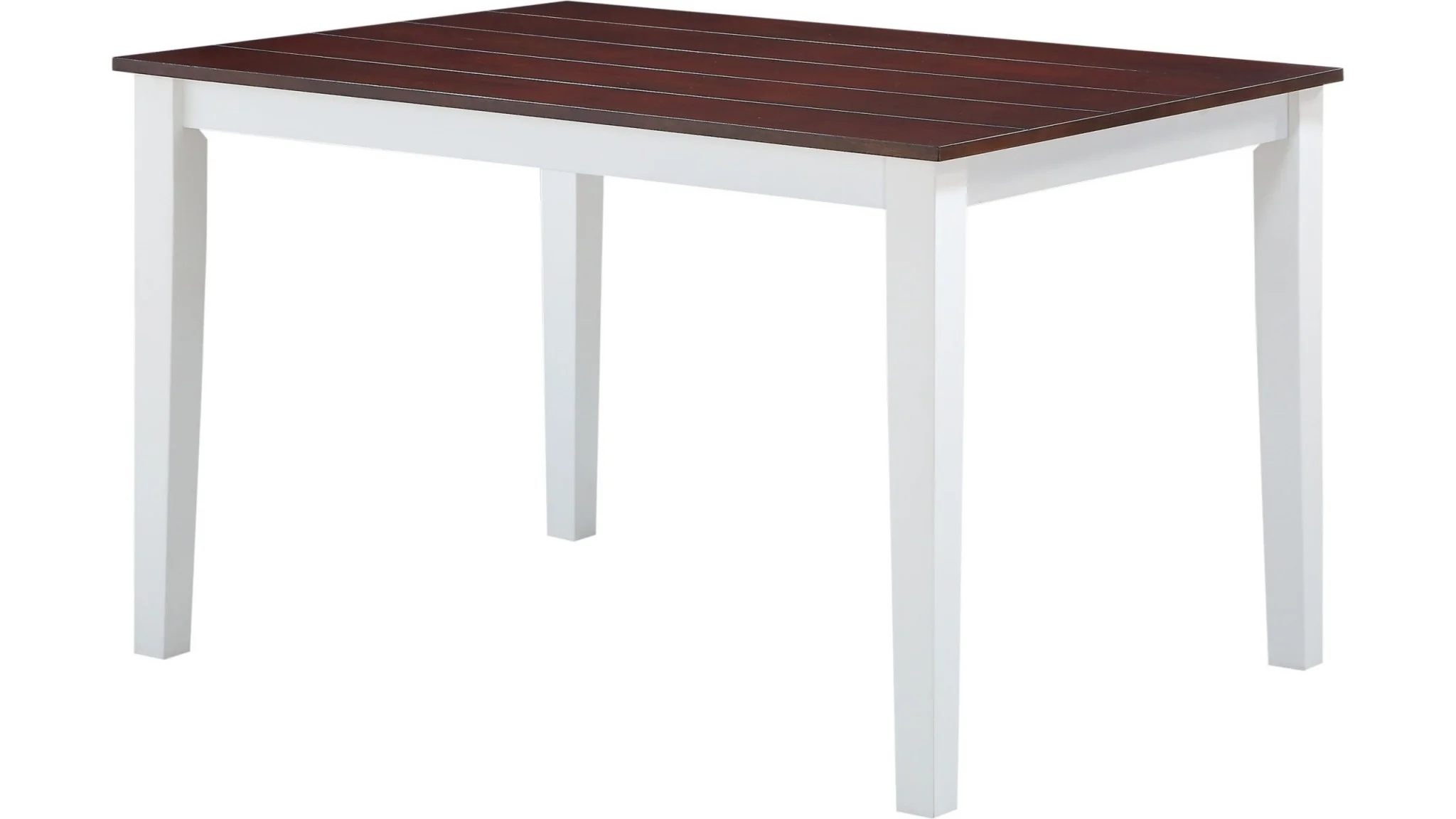 White Walnut Wood 5Pc Pk Dining Set By Homeroots - Image 4
