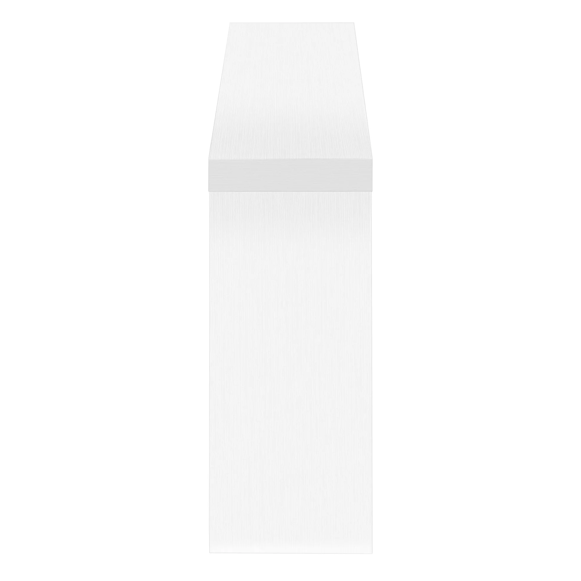White Wood Abstract End Table By Homeroots - Image 6
