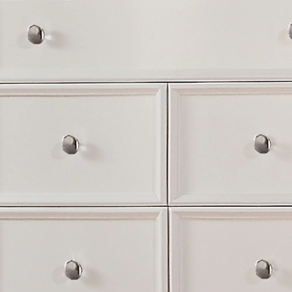 White Wood Chest By Homeroots - 374198 - Image 2
