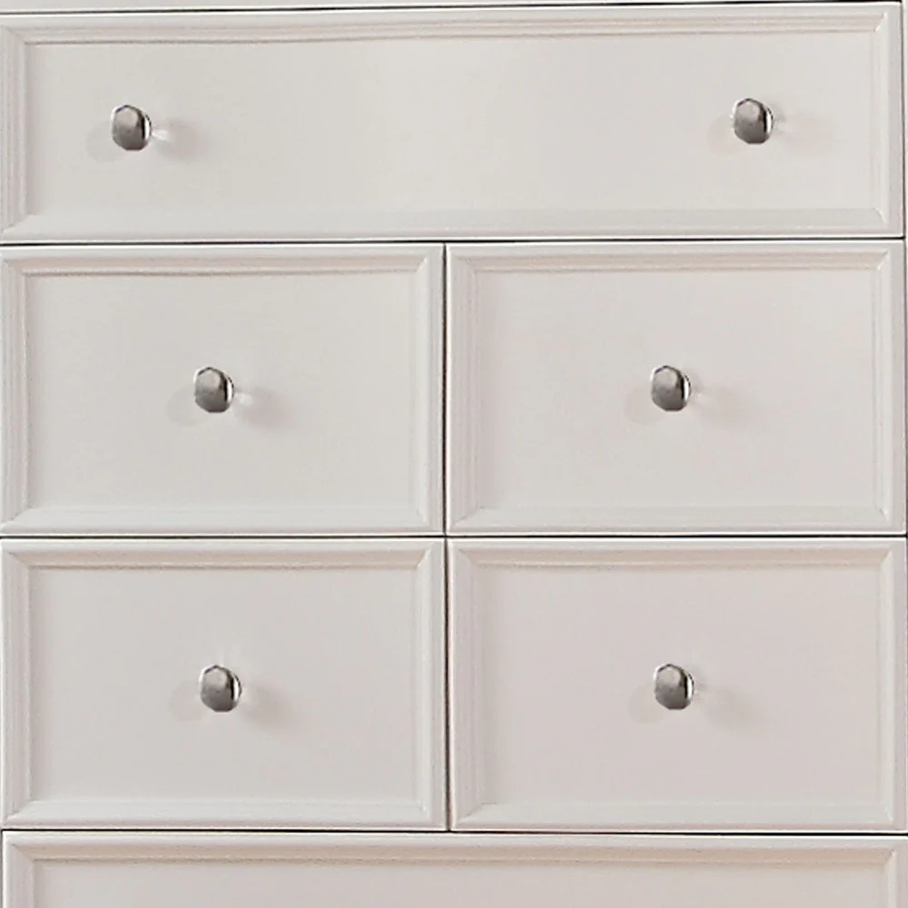 White Wood Chest By Homeroots - 374198 - Image 3