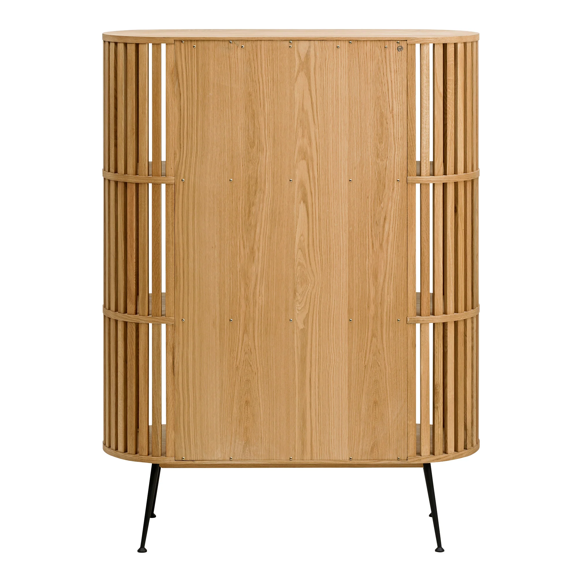 White Wood Three Tier Standard Bookcase By Homeroots - Image 4