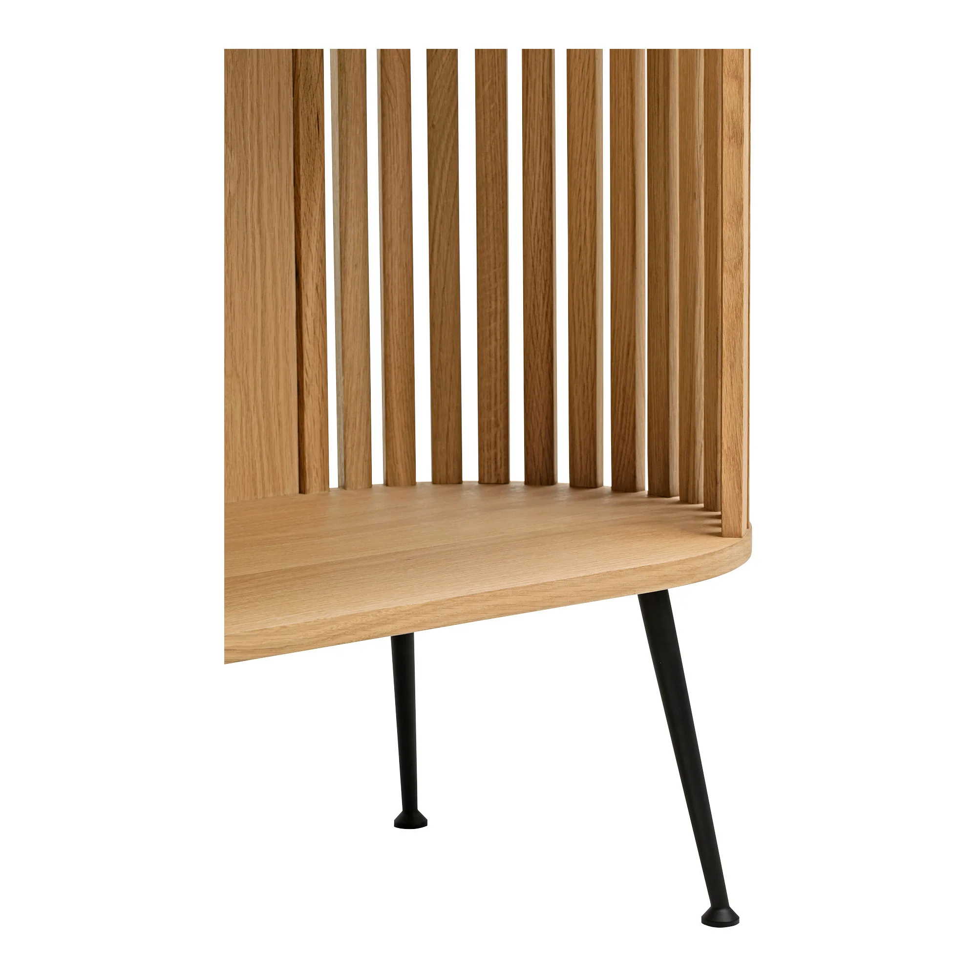 White Wood Three Tier Standard Bookcase By Homeroots - Image 7