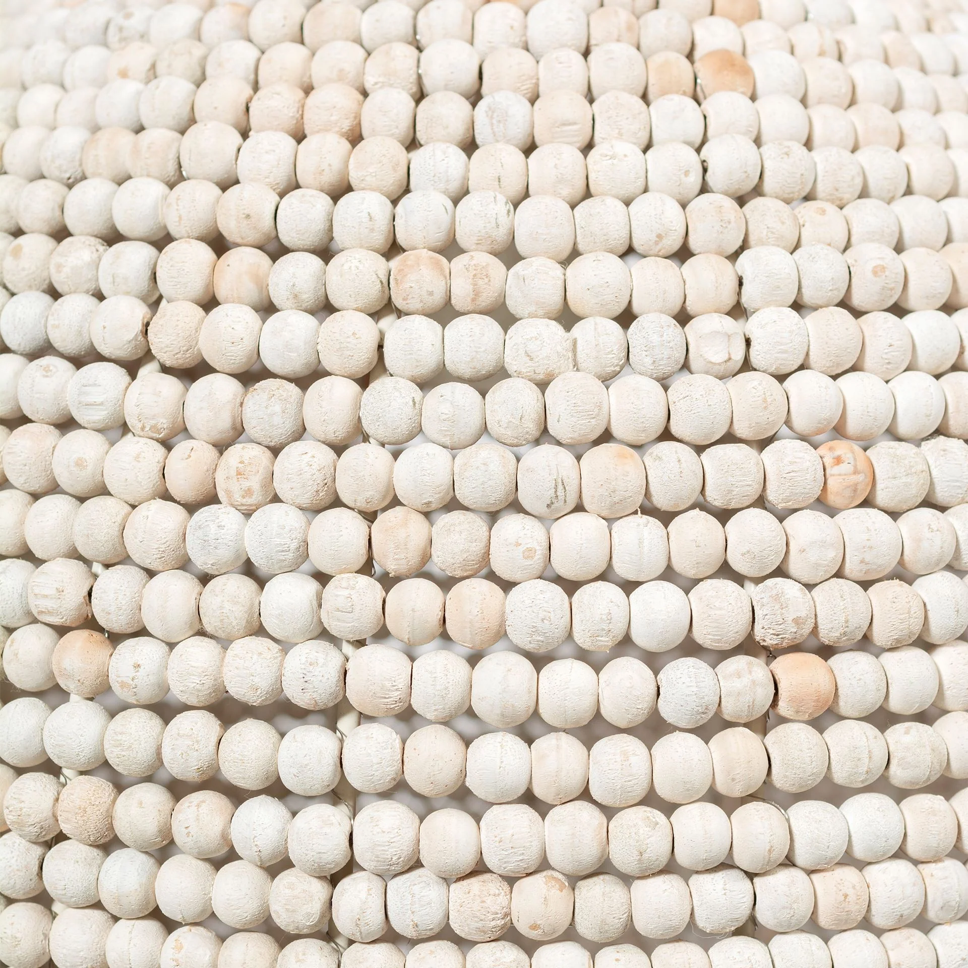 Whitewash Beaded Ball Hanging Light By Homeroots - Image 5