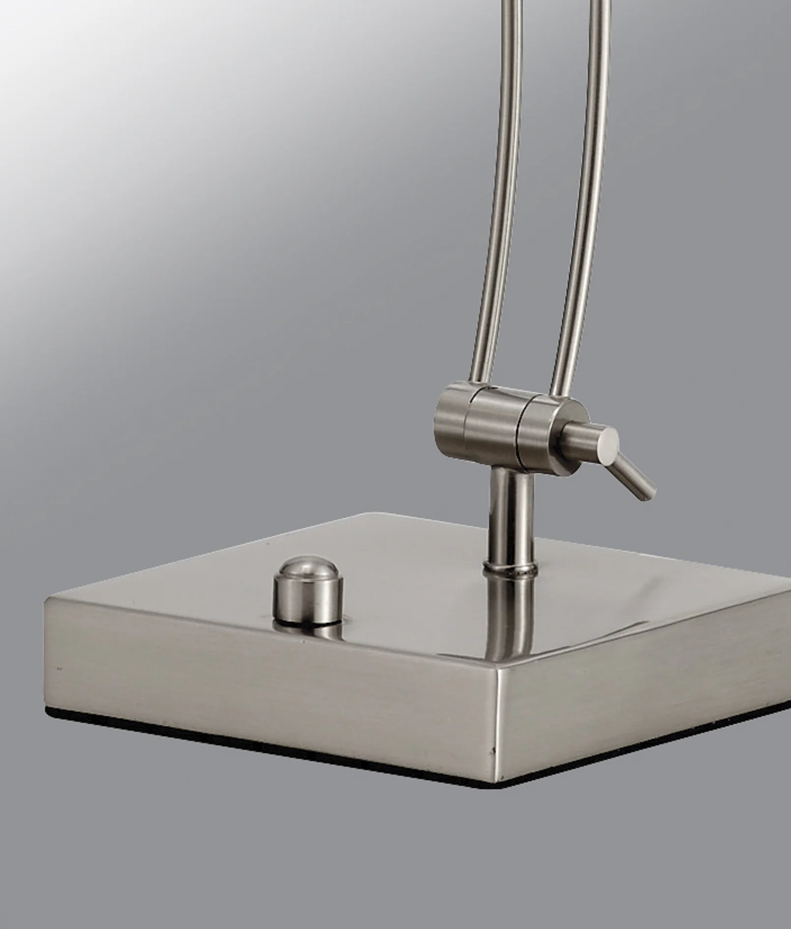 Wide Angle Adjustable Brushed Steel Metal LED Desk Lamp By Homeroots - Image 3