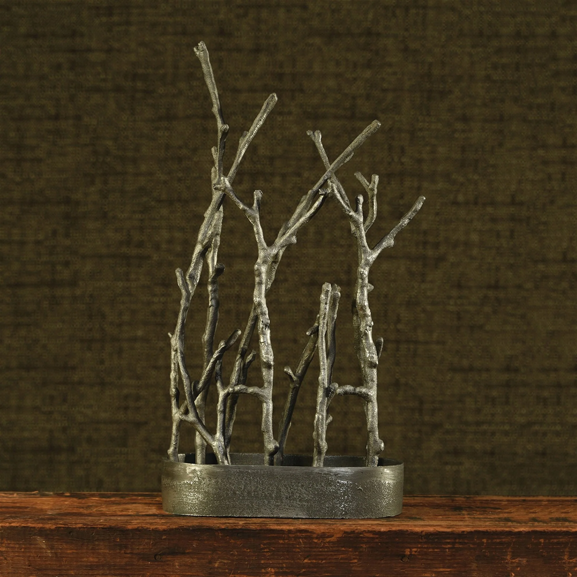 Wide Metal Branches Sculpture By Homeroots - Image 3