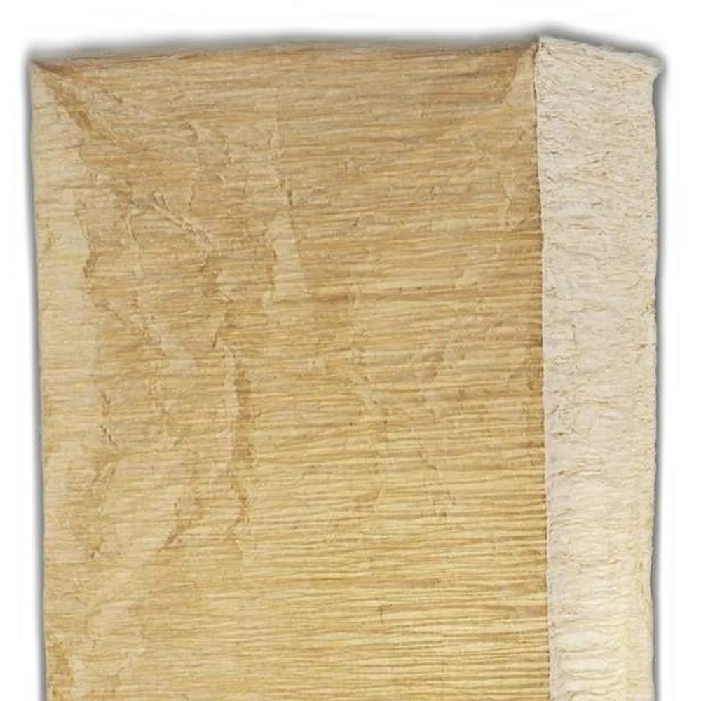 Wildside Paper Shade Floor Lamp with Natural Wood Base By Homeroots - Image 3