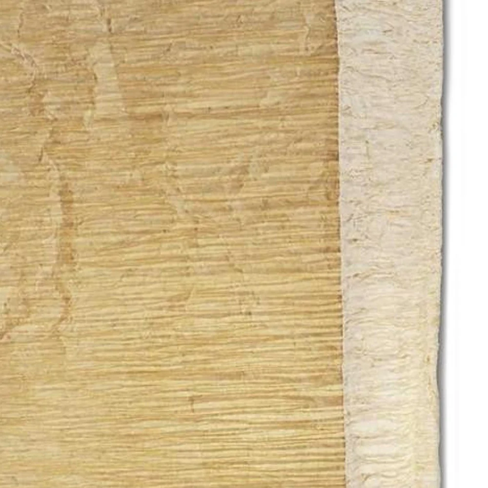 Wildside Paper Shade Floor Lamp with Natural Wood Base By Homeroots - Image 4