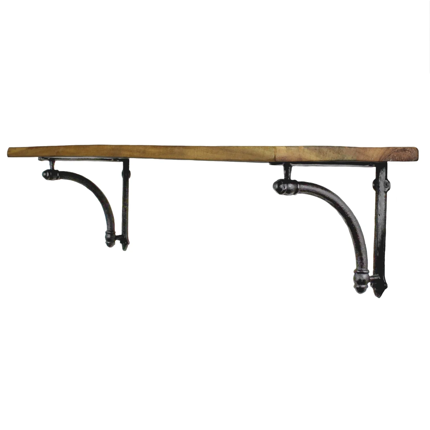 Williamsburg Shelf - 36 in - Antique Black By HomArt - Image 3