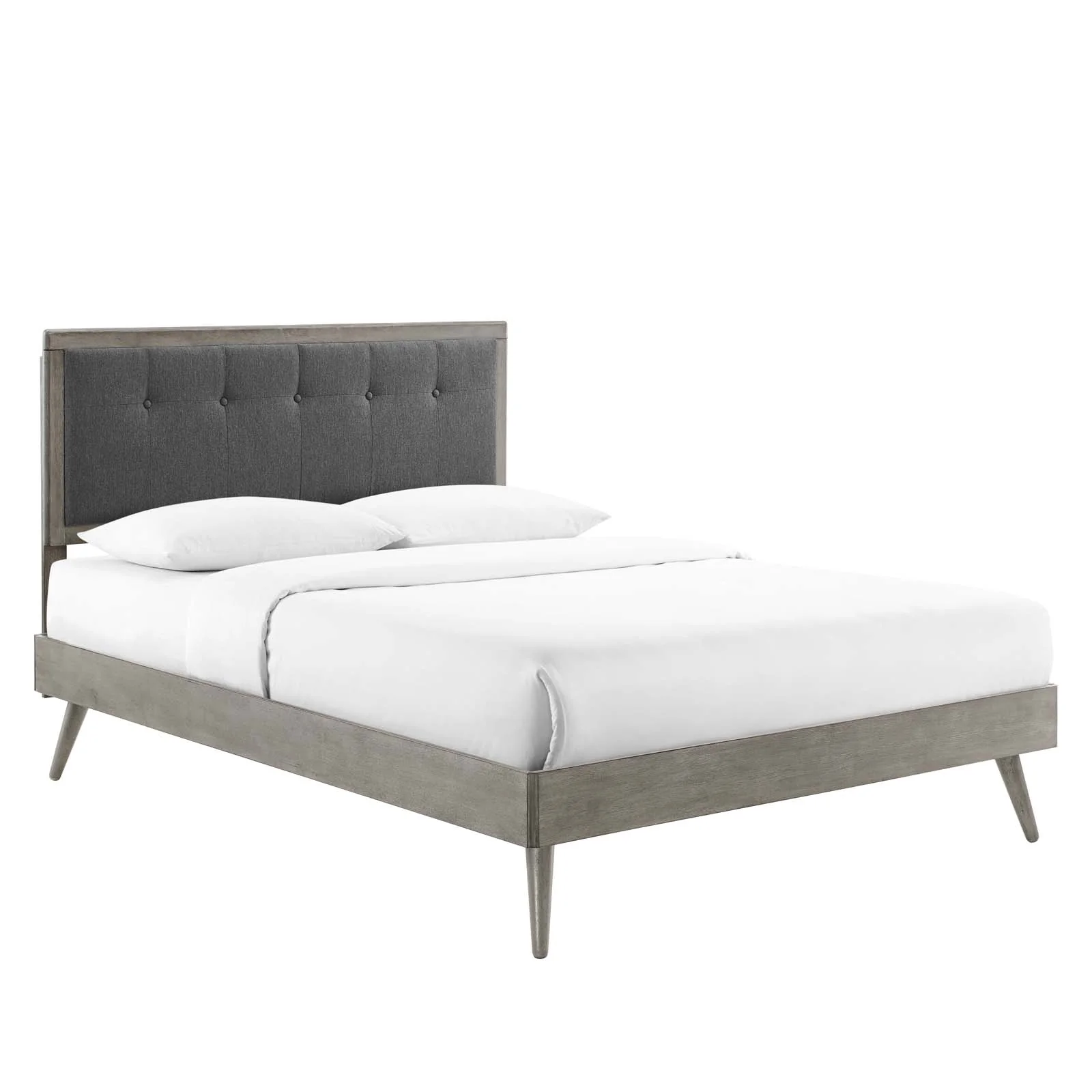 Willow Full Wood Platform Bed With Splayed Legs By Modway - MOD-6637 - Image 13