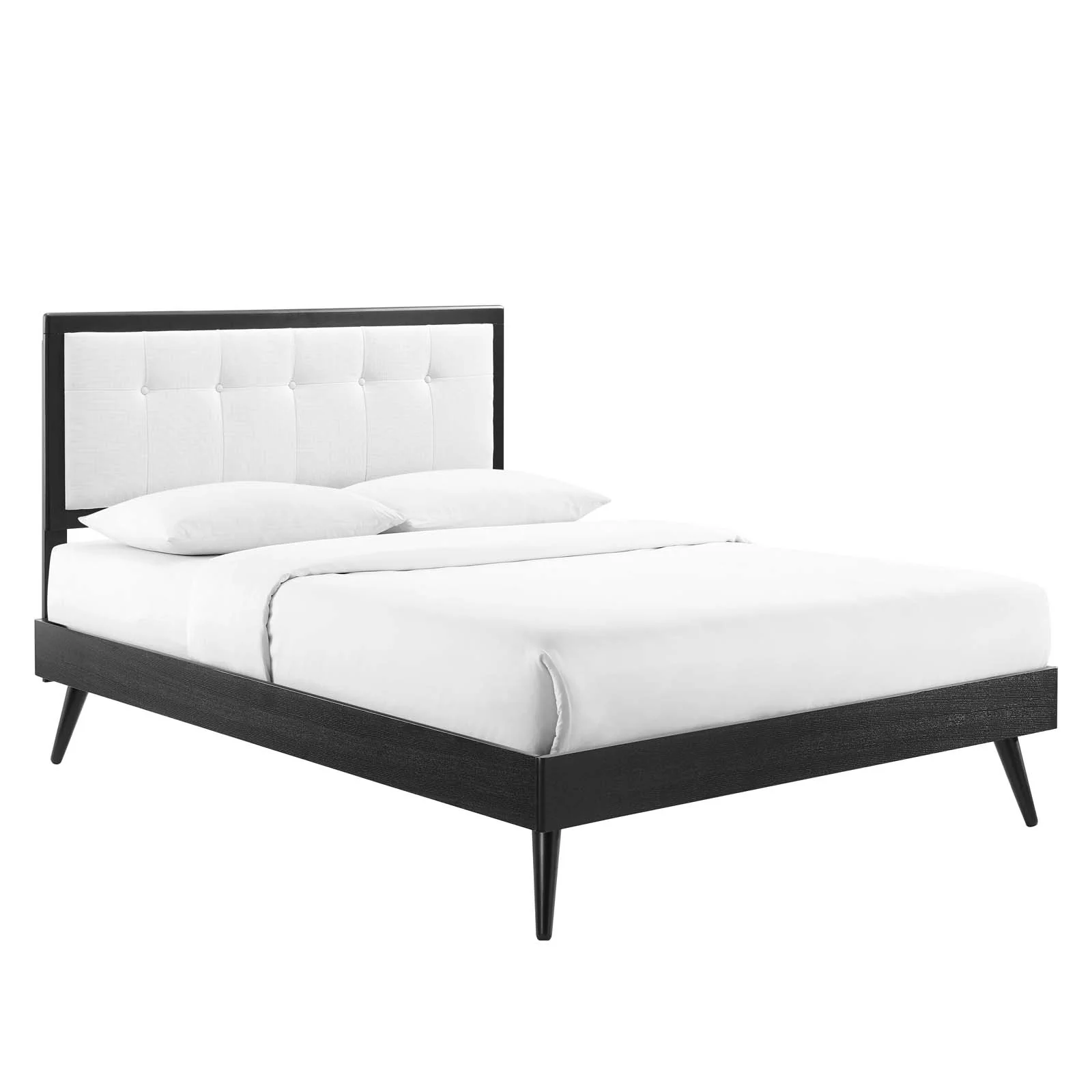 Willow Twin Wood Platform Bed With Splayed Legs By Modway - MOD-6639 - Image 2