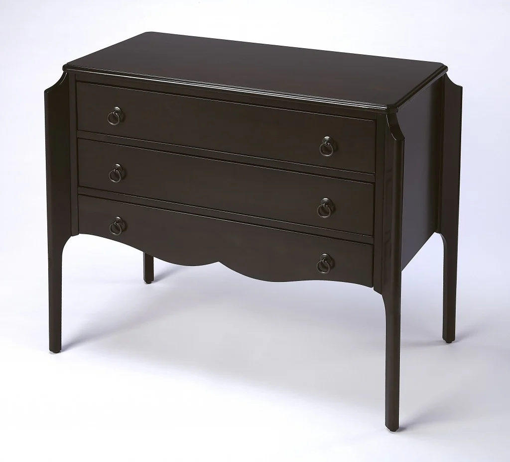 Wilshire Chocolate 3 Drawer Chest By Homeroots - Image 2