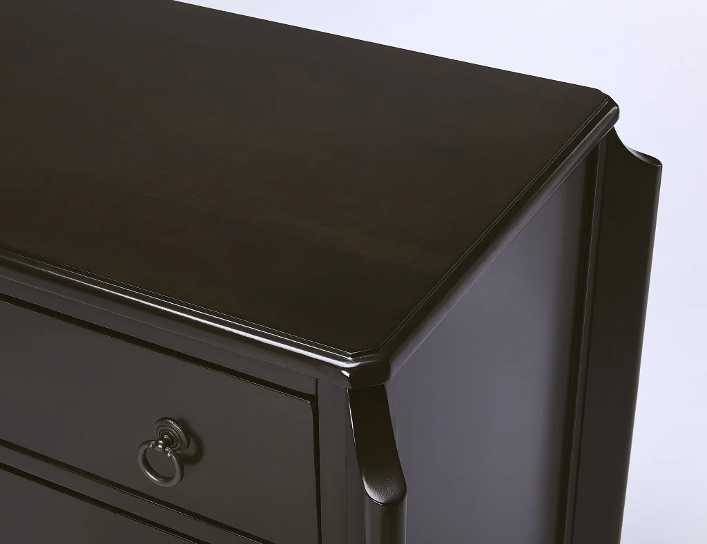 Wilshire Chocolate 3 Drawer Chest By Homeroots - Image 6