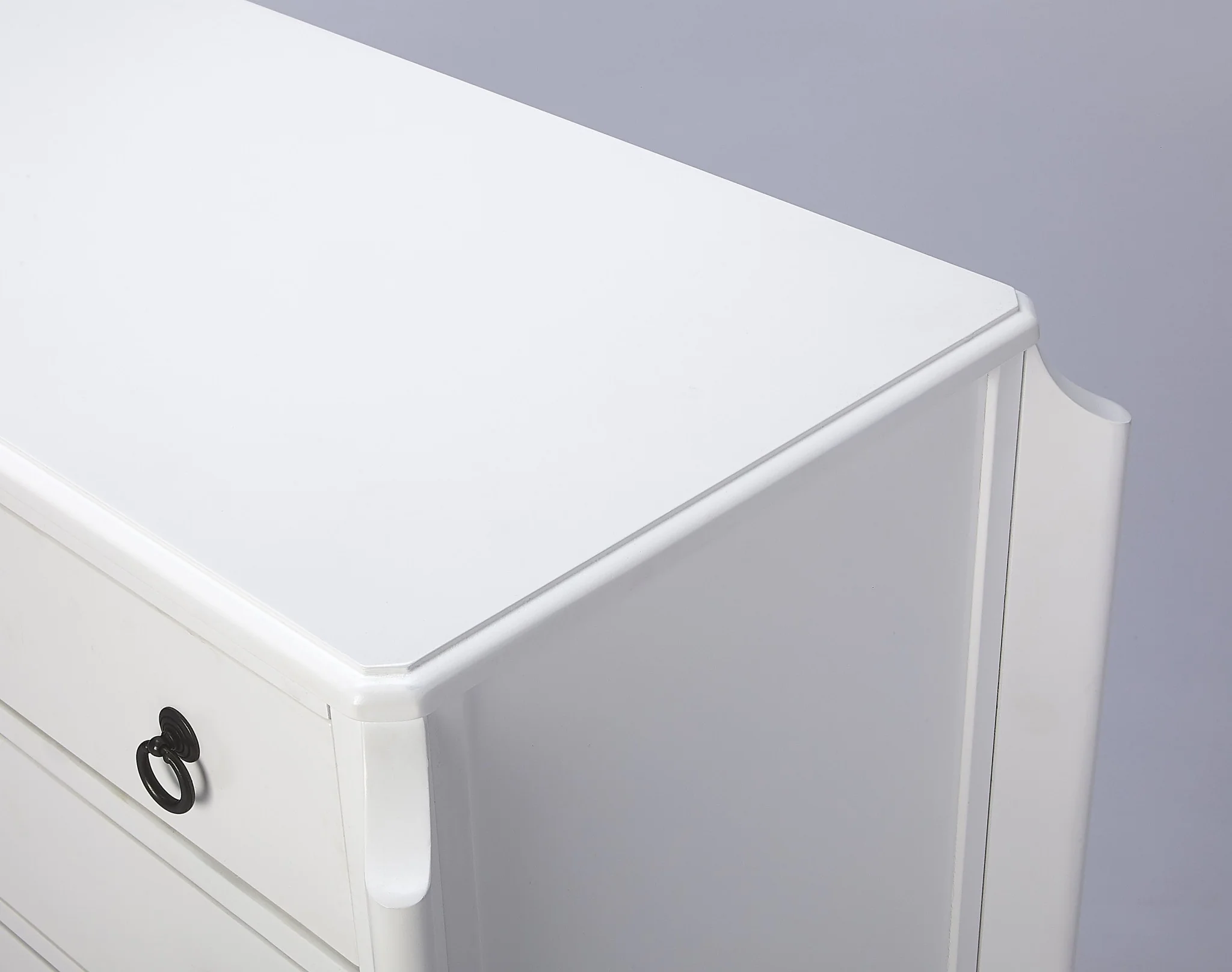 Wilshire Glossy White Accent Chest By Homeroots - Image 6