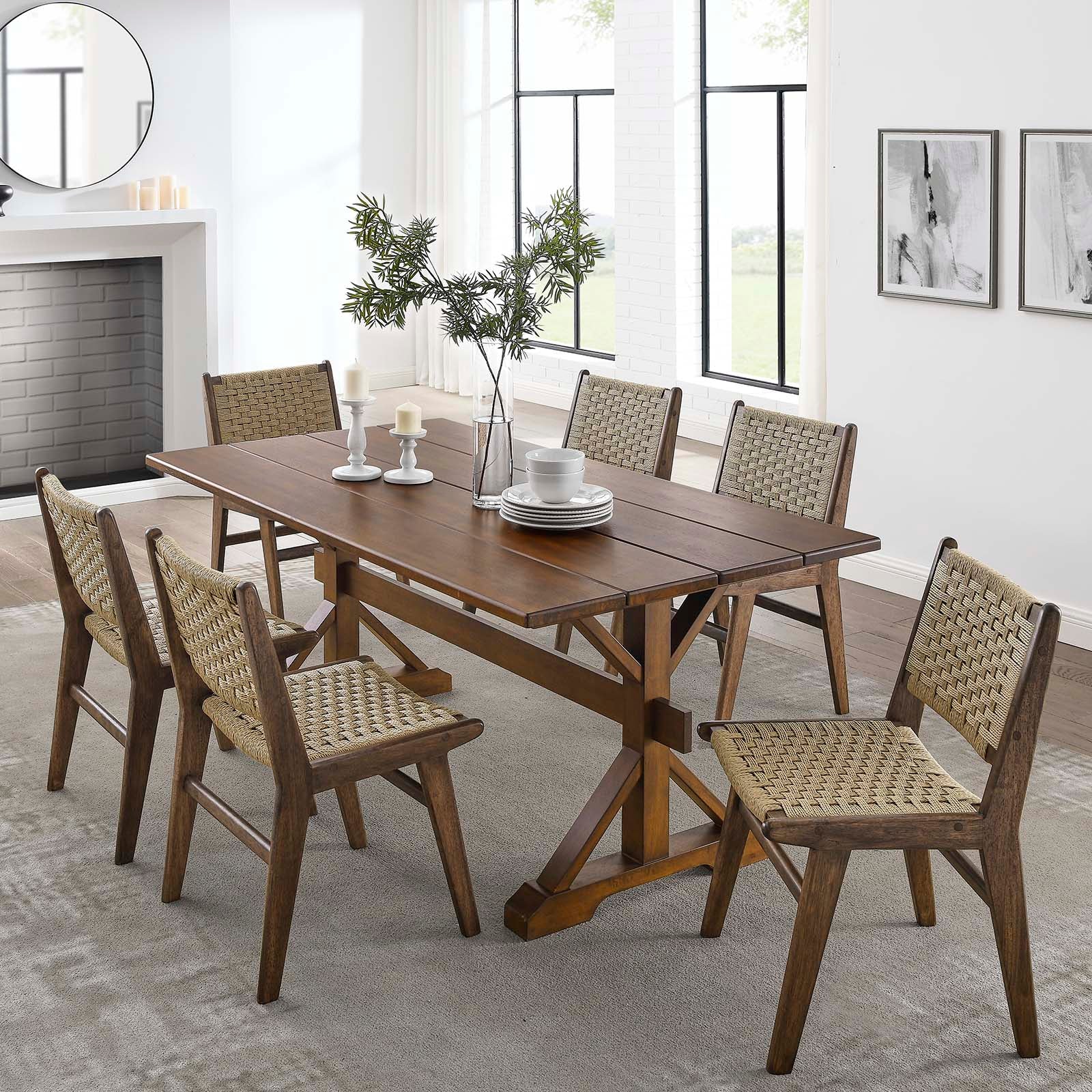 Windchime 71" Wood Dining Table By Modway - EEI-4579 - Image 20