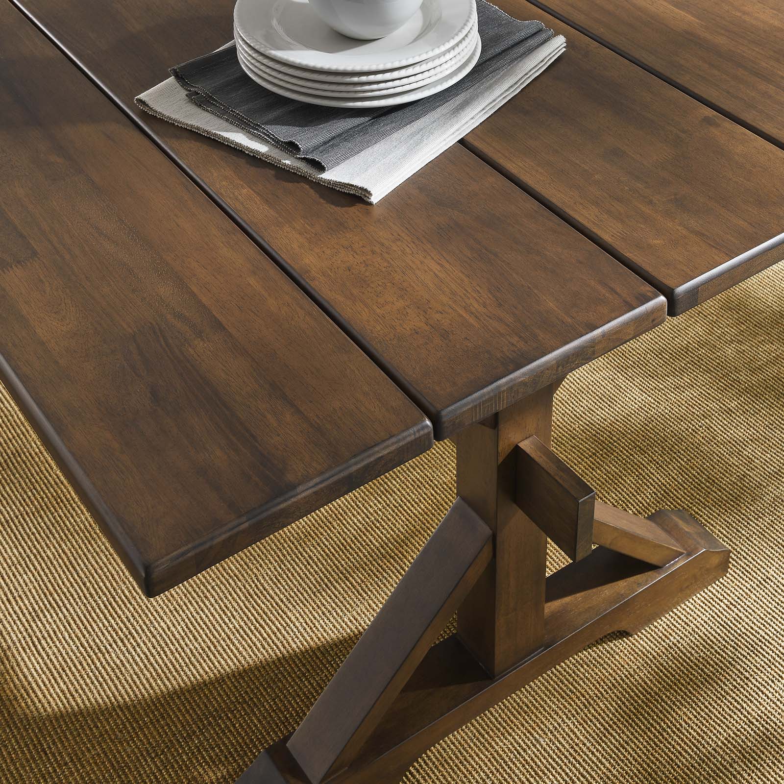 Windchime 71" Wood Dining Table By Modway - EEI-4579 - Image 28