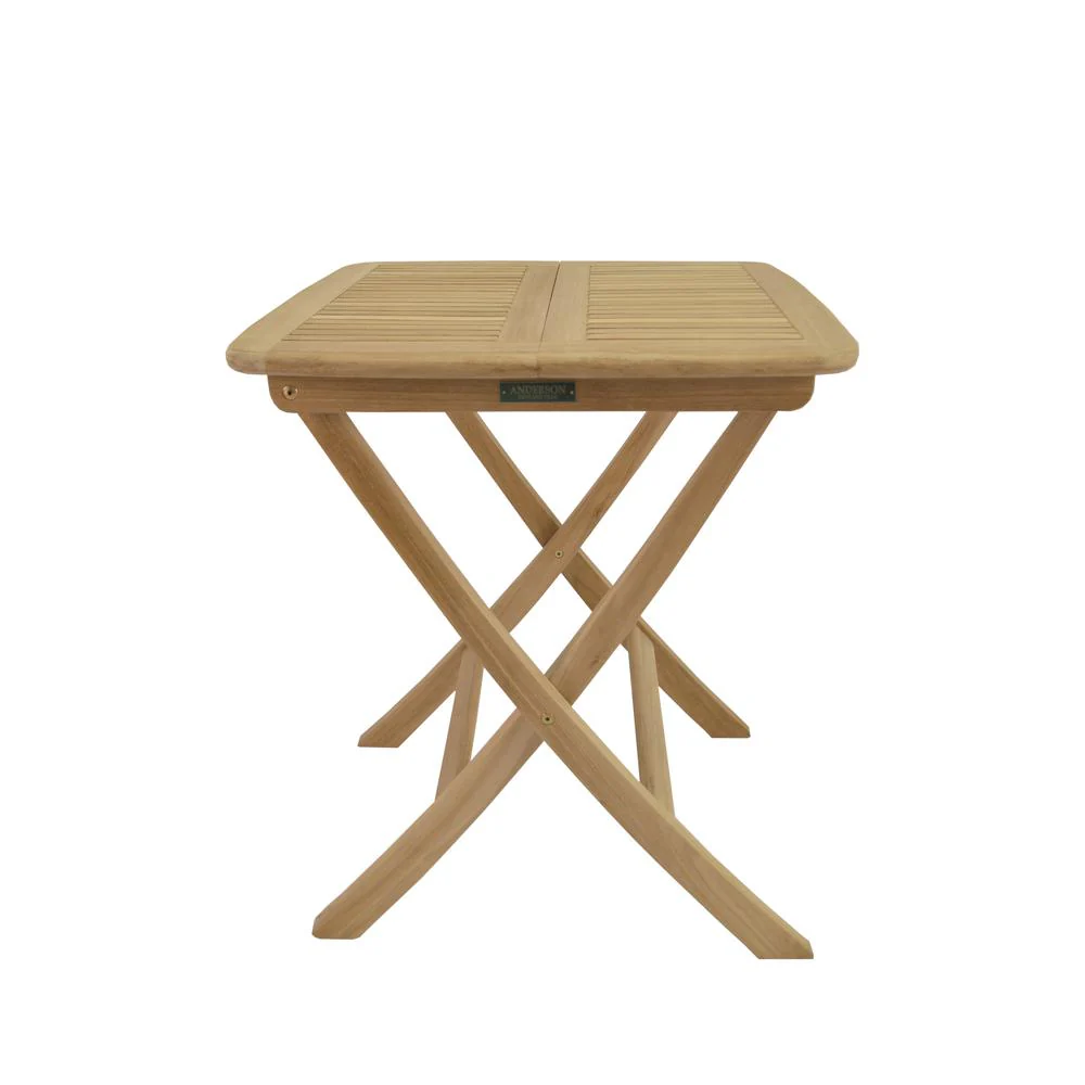 Windsor 24" Square Picnic Folding Table By Anderson Teak - Image 2
