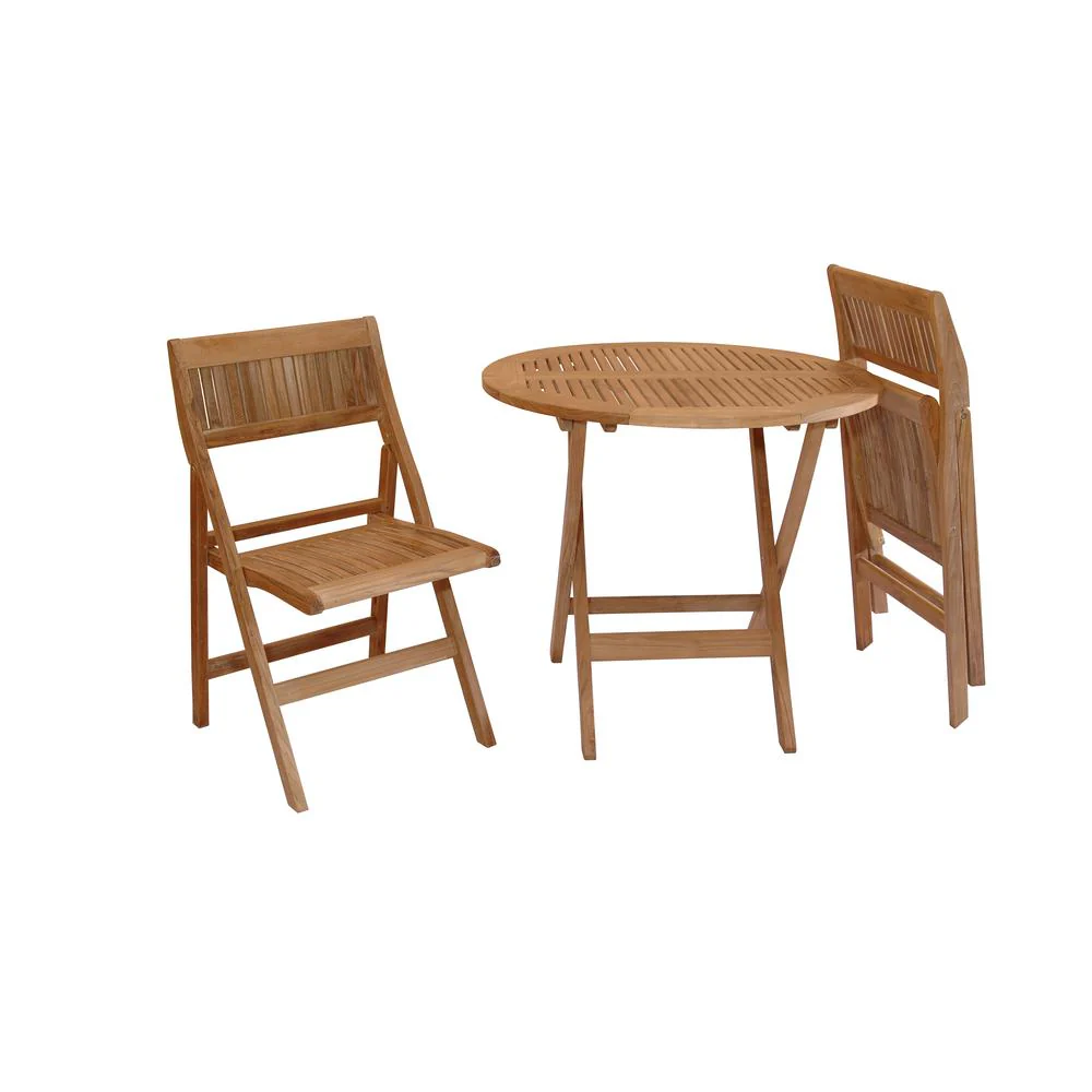 Windsor 3-Pieces Round Bistro Set  By Anderson Teak - Image 2