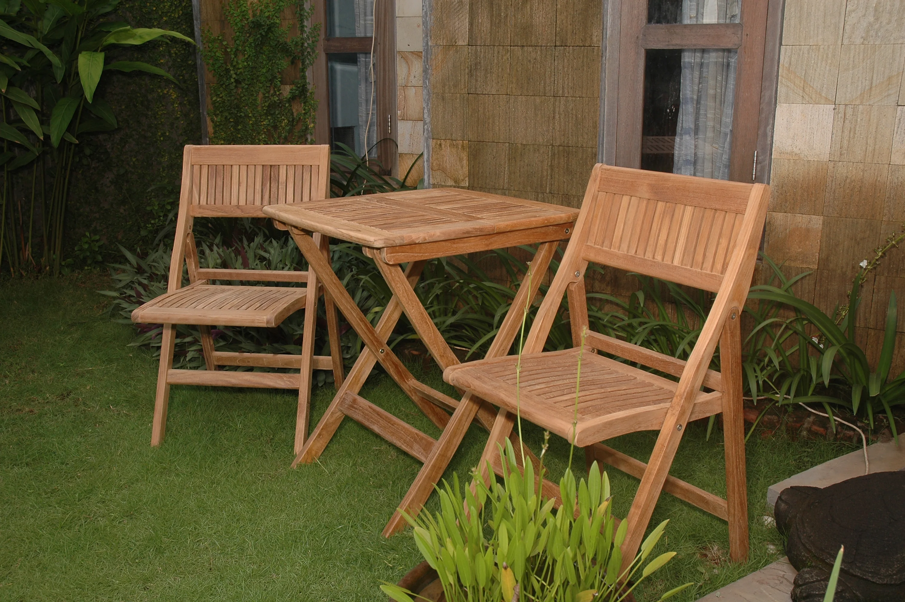 Windsor 3-Pieces Square Bistro Set  By Anderson Teak - Image 2