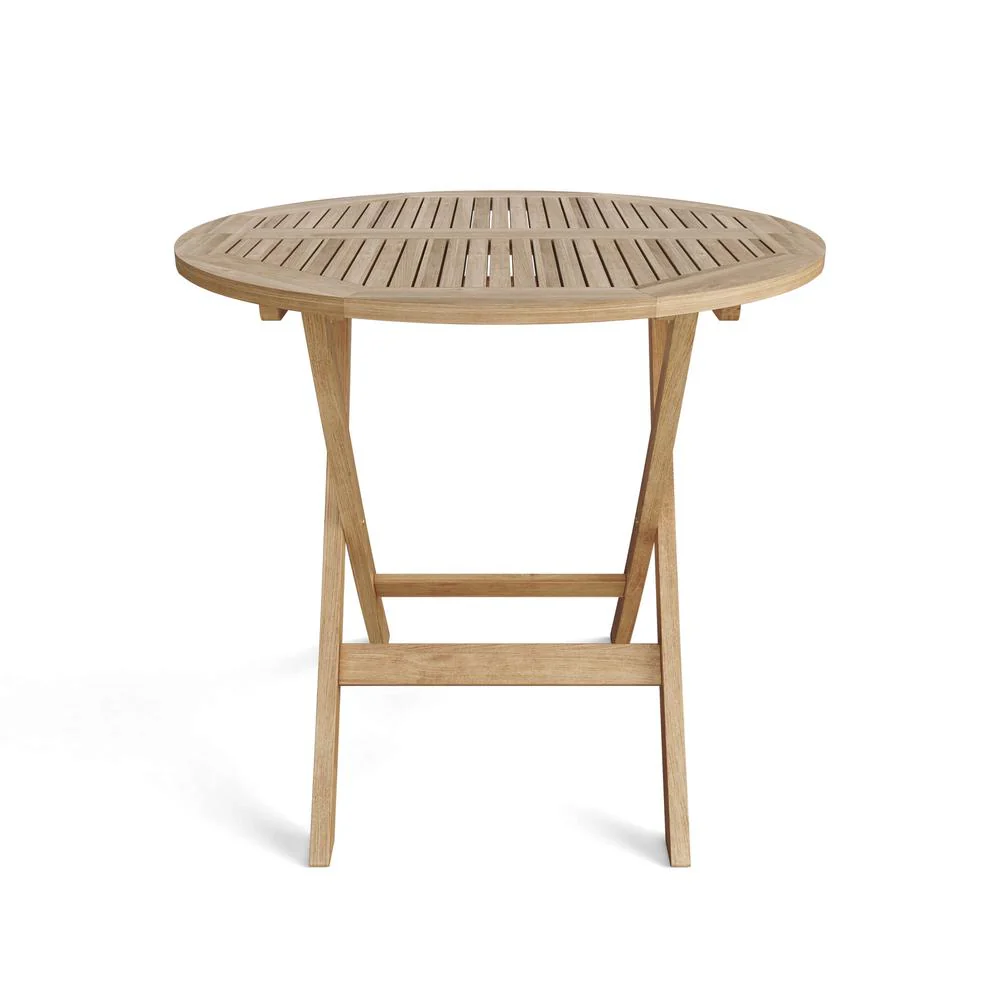 Windsor 31" Round Picnic Folding Table By Anderson Teak - Image 3