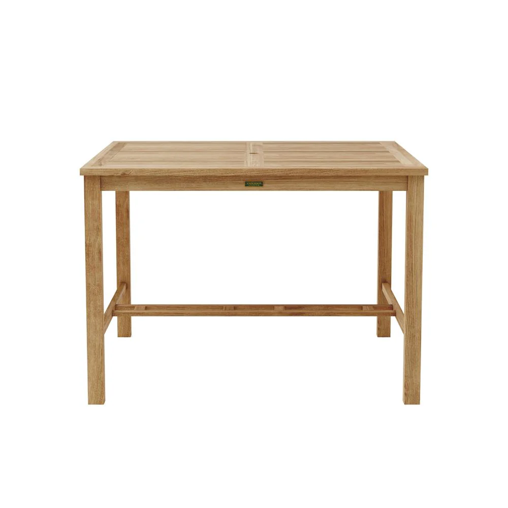 Windsor 59" Square Bar Table By Anderson Teak - Image 2