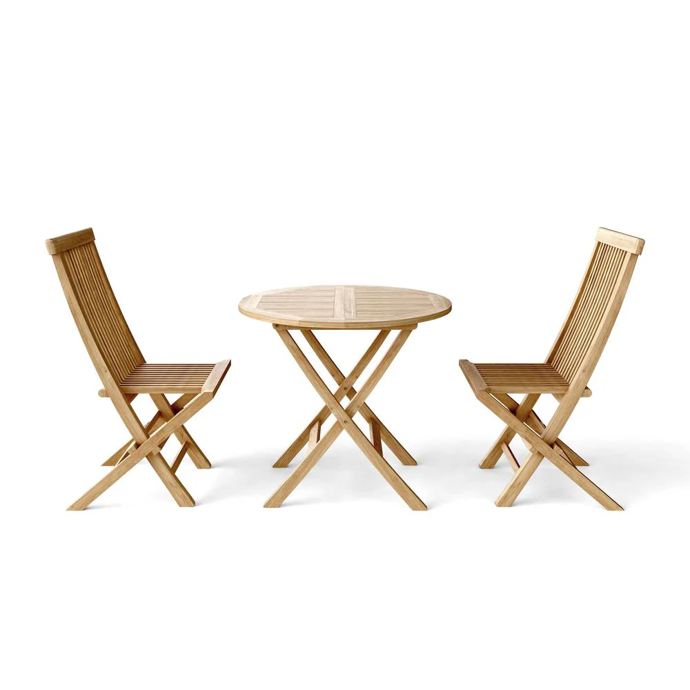 Windsor Classic 3-Pieces Bistro Set  By Anderson Teak - Image 2