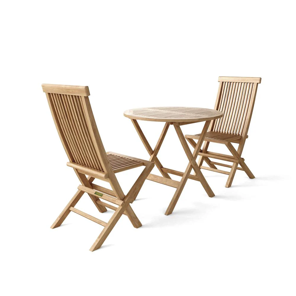 Windsor Classic 3-Pieces Bistro Set  By Anderson Teak - Image 3