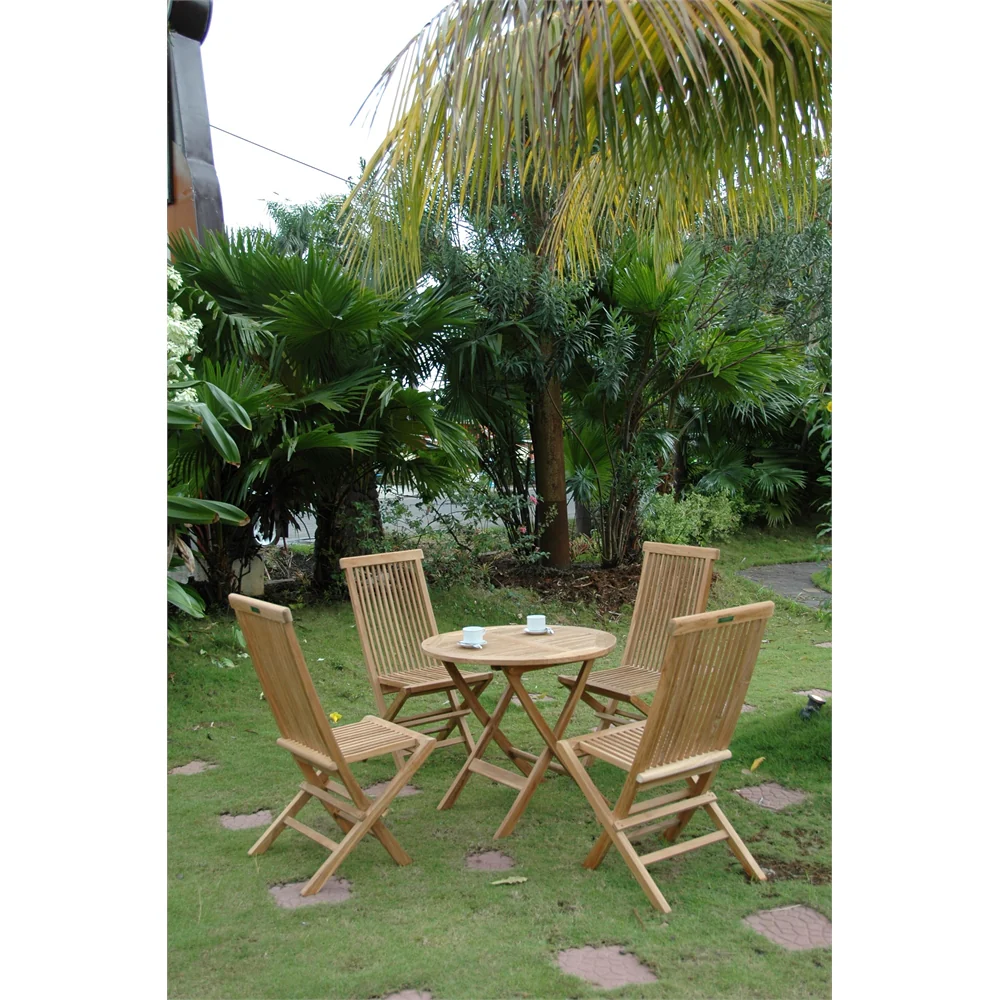 Windsor Classic 5-Pieces Bistro Set By Anderson Teak - Image 2