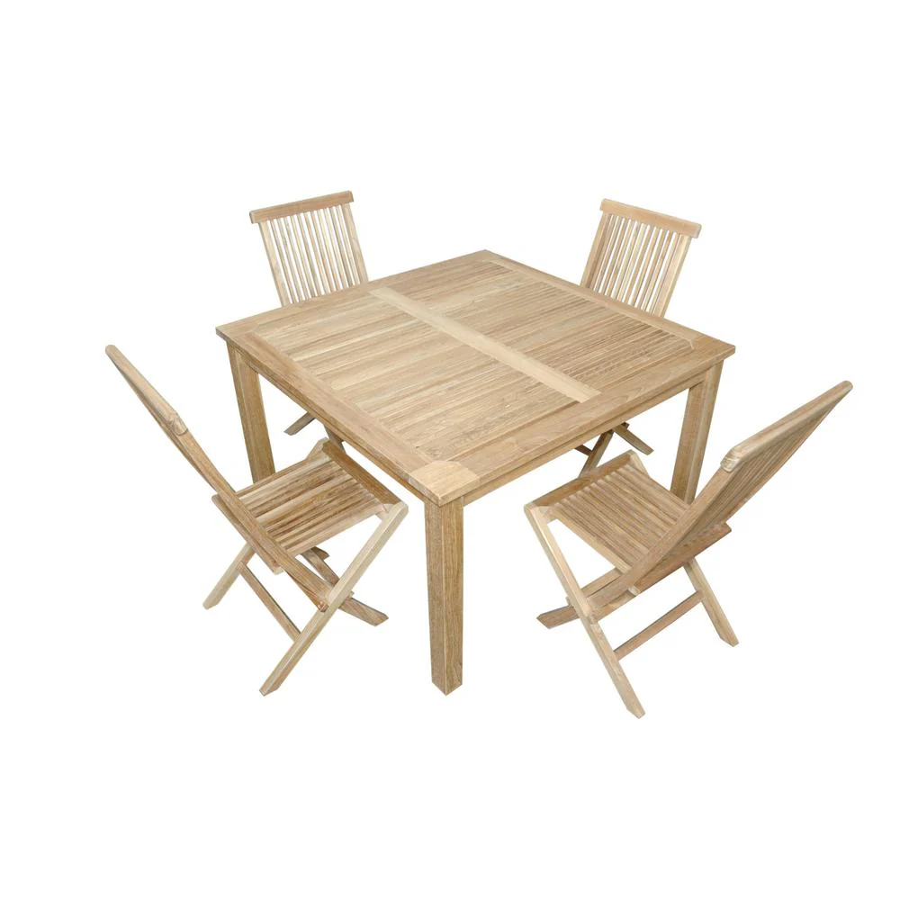 Windsor Classic 5-Pieces Folding Dining Chair By Anderson Teak - Image 2