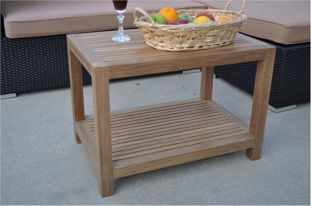 Windsor Side Table 2-Tier By Anderson Teak - Image 2