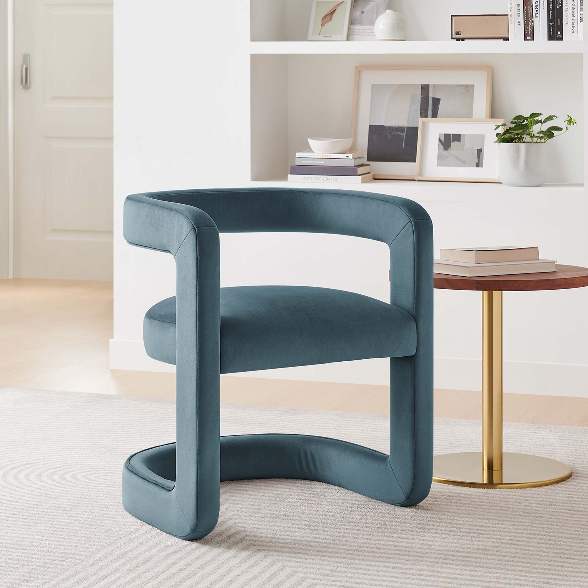 Winslow Barrel Performance Velvet Dining Chair  by Modway - Image 11