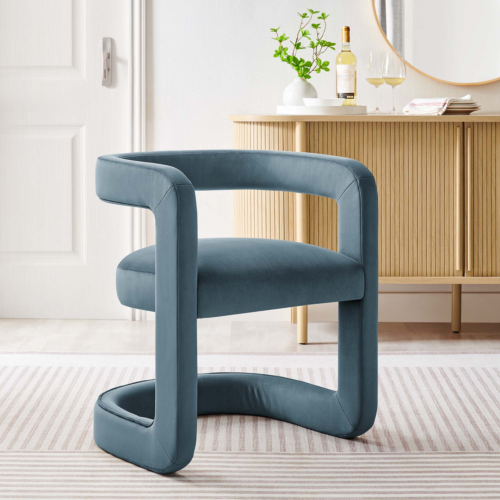 Winslow Barrel Performance Velvet Dining Chair  by Modway - Image 16