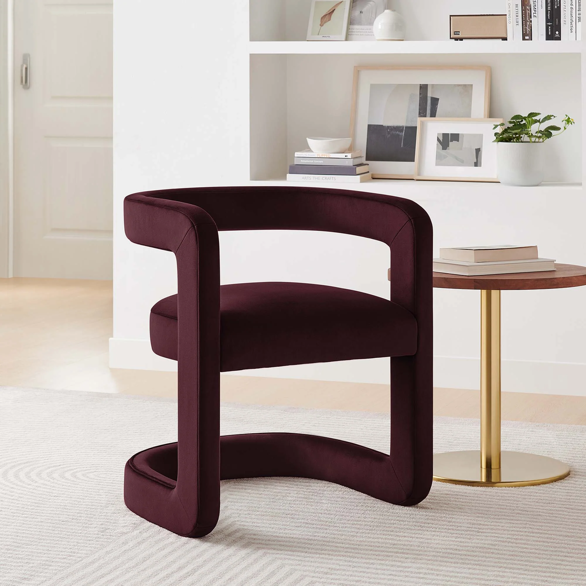 Winslow Barrel Performance Velvet Dining Chair  by Modway - Image 18