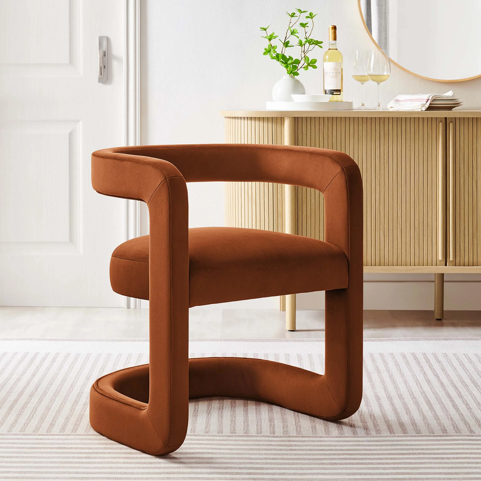 Winslow Barrel Performance Velvet Dining Chair  by Modway - Image 30