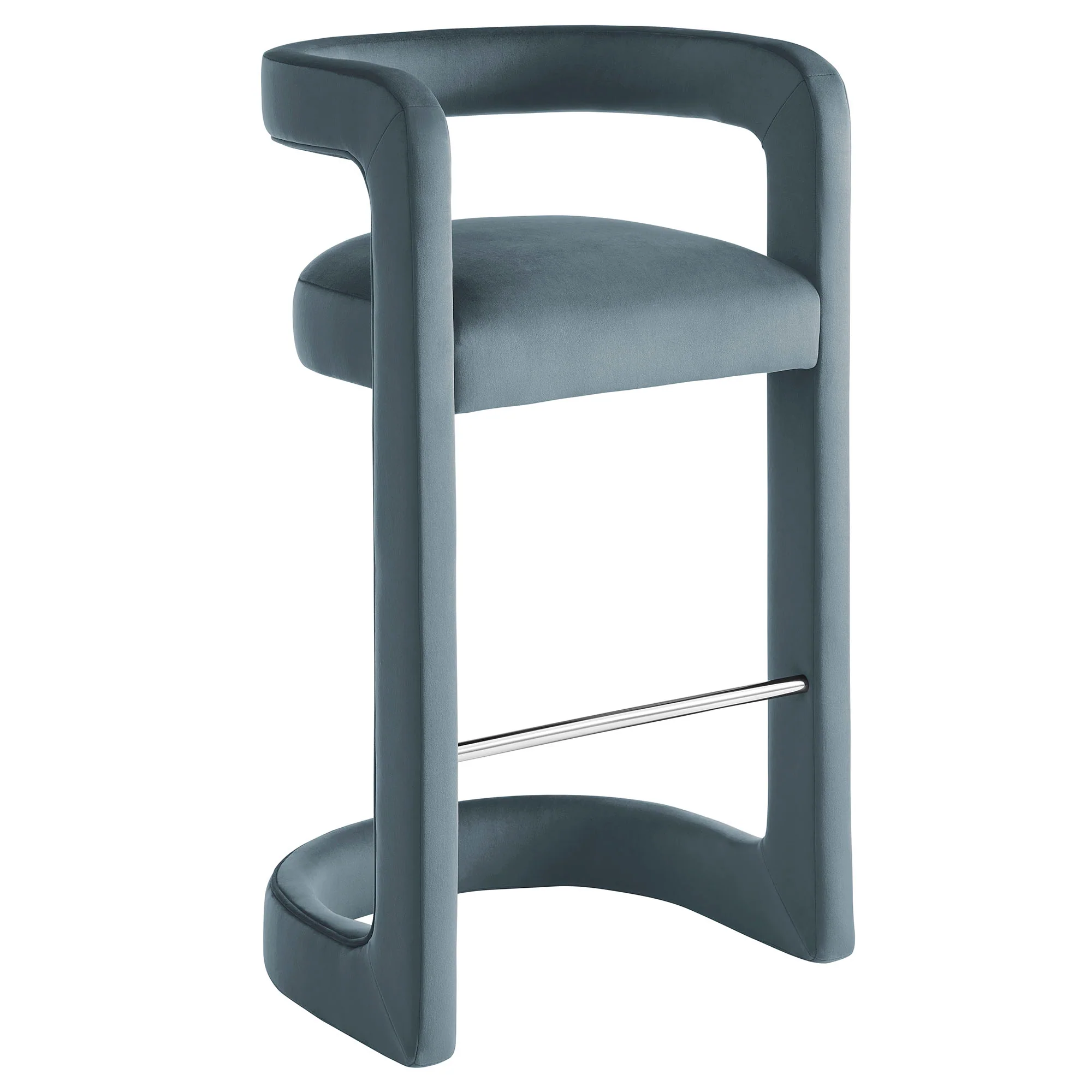 Winslow Performance Velvet Bar Stool by Modway - Image 10