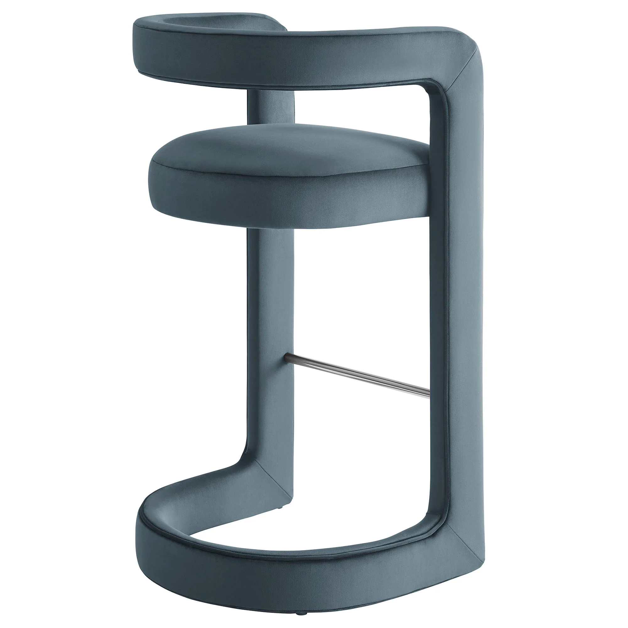 Winslow Performance Velvet Bar Stool by Modway - Image 12
