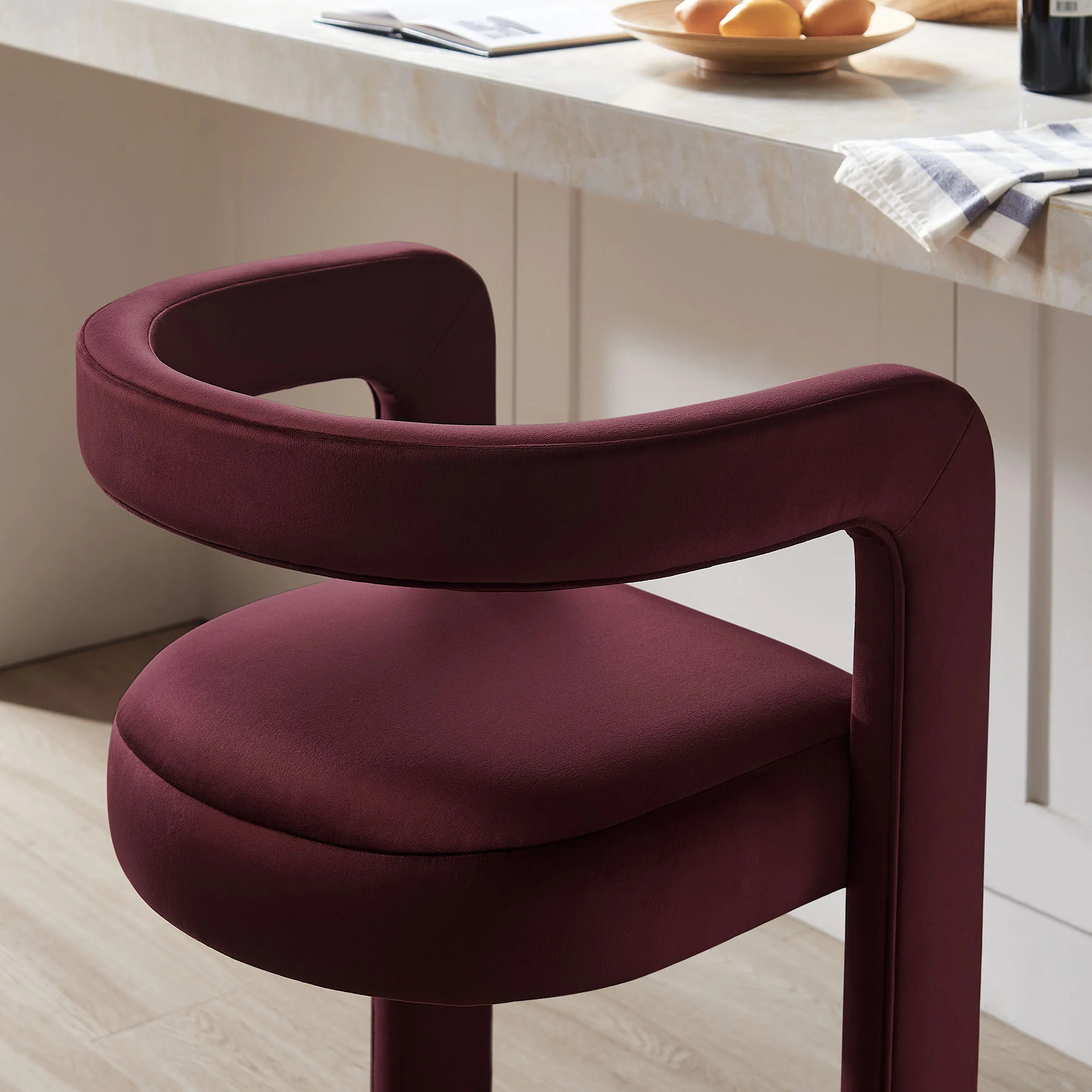 Winslow Performance Velvet Bar Stool by Modway - Image 24