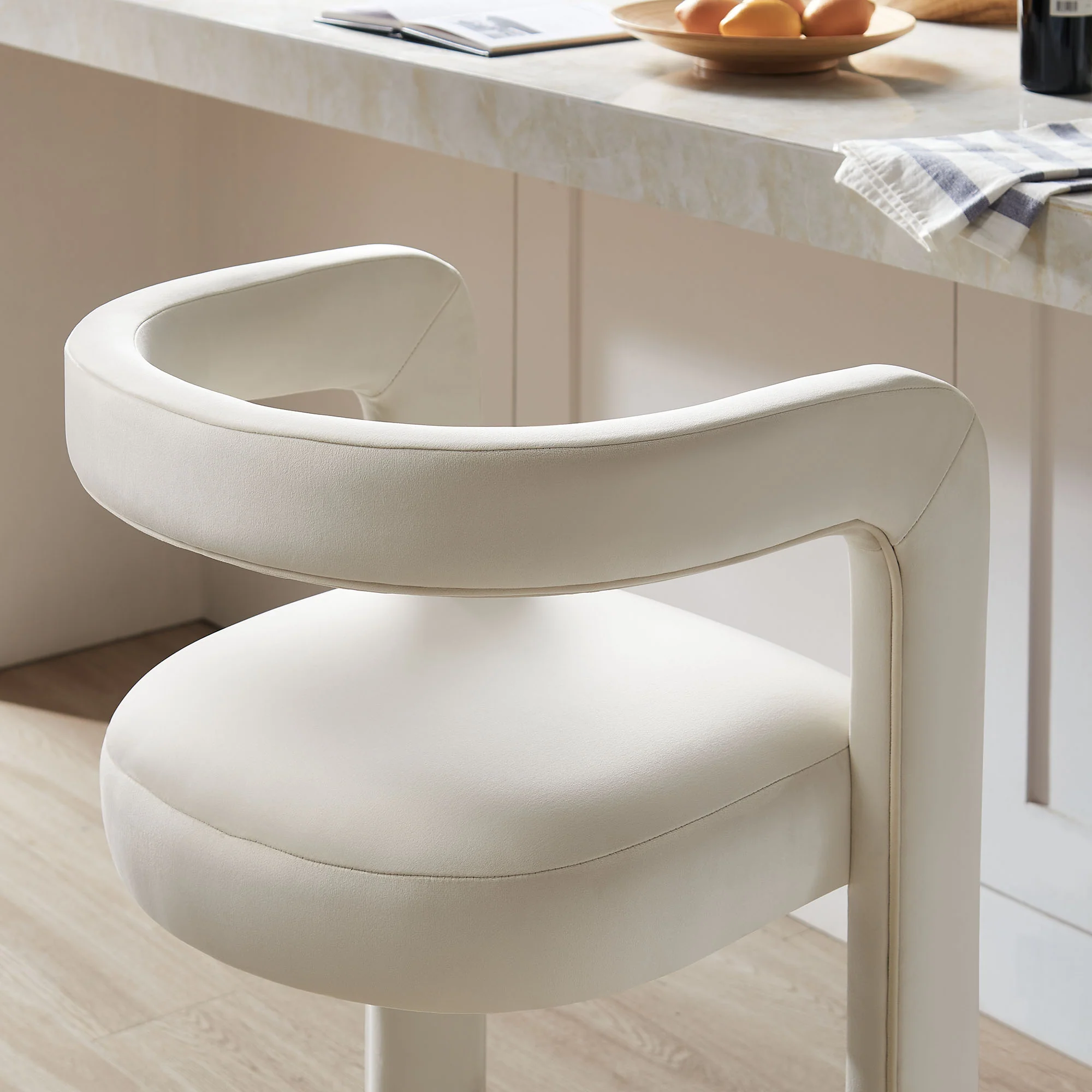 Winslow Performance Velvet Bar Stool by Modway - Image 7