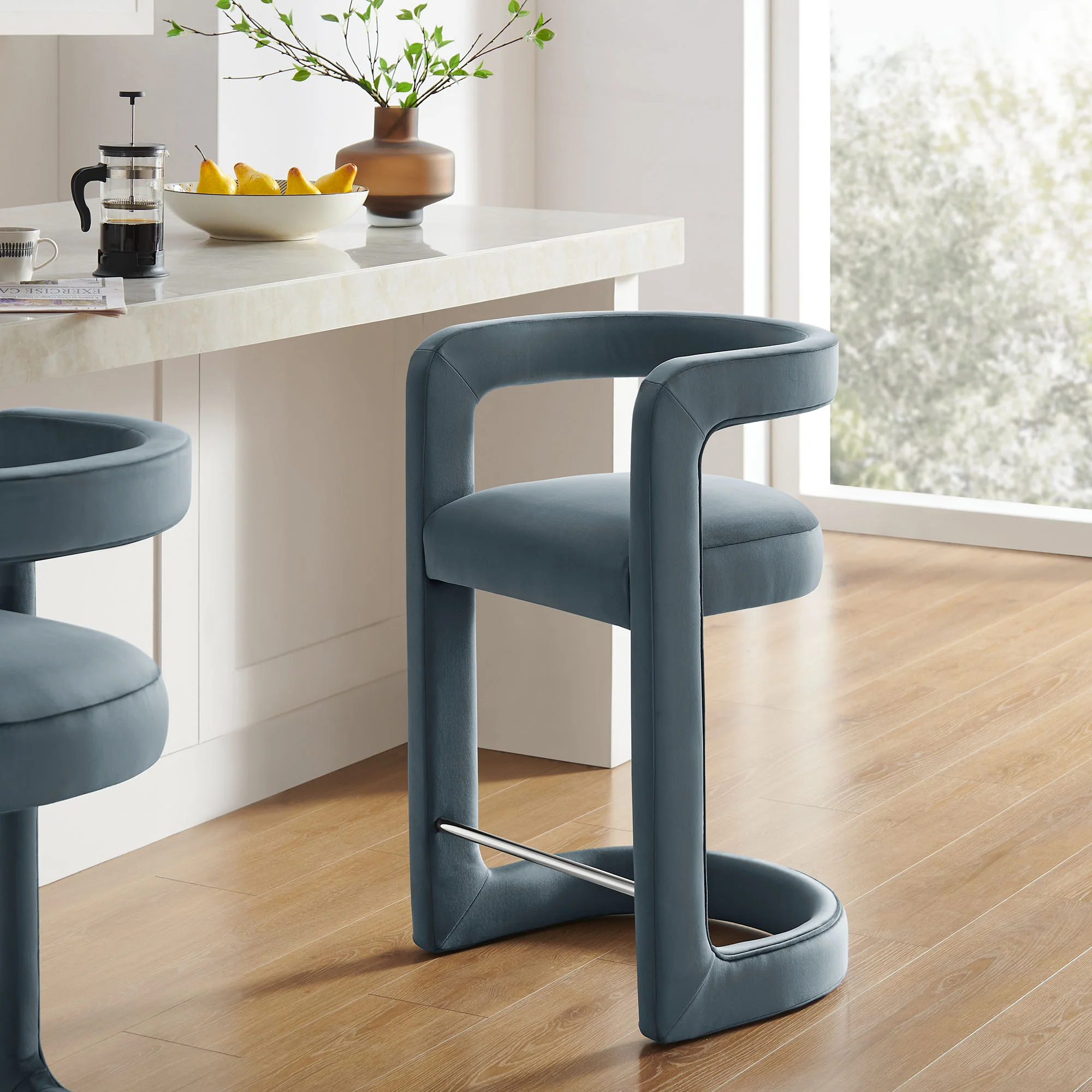 Winslow Performance Velvet Counter Stool by Modway - Image 16