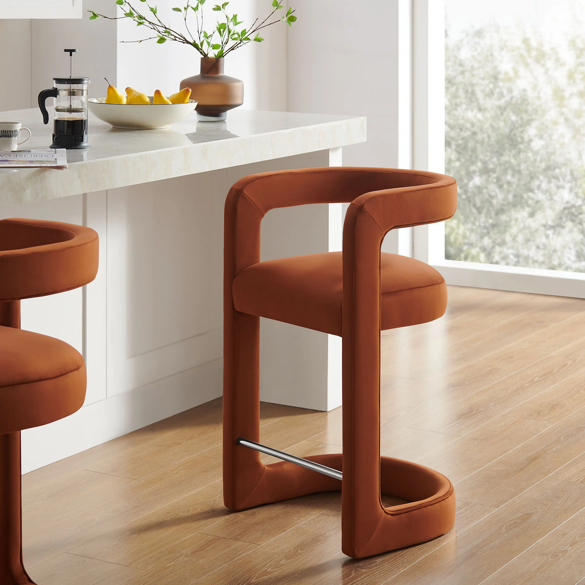 Winslow Performance Velvet Counter Stool by Modway - Image 34