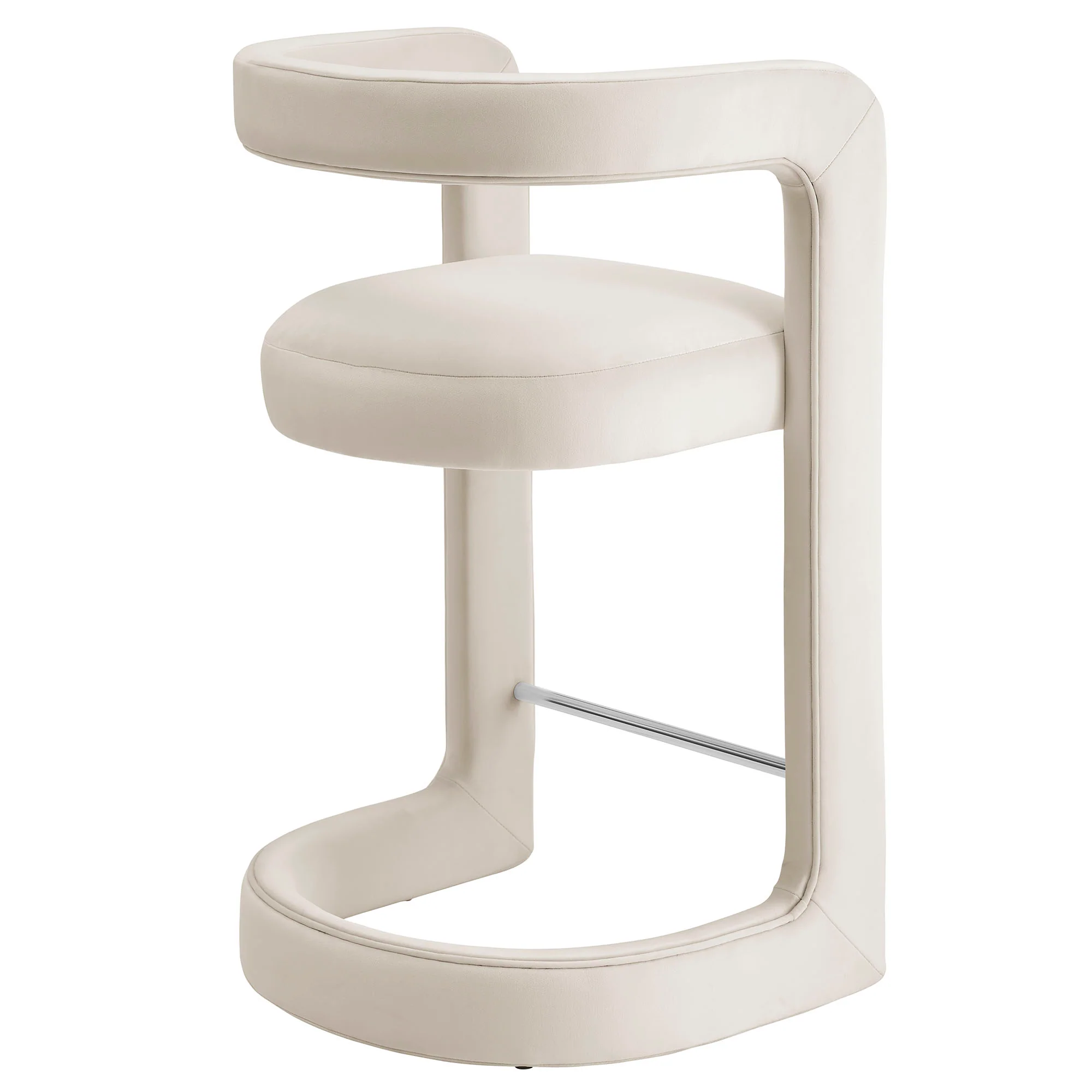 Winslow Performance Velvet Counter Stool by Modway - Image 4