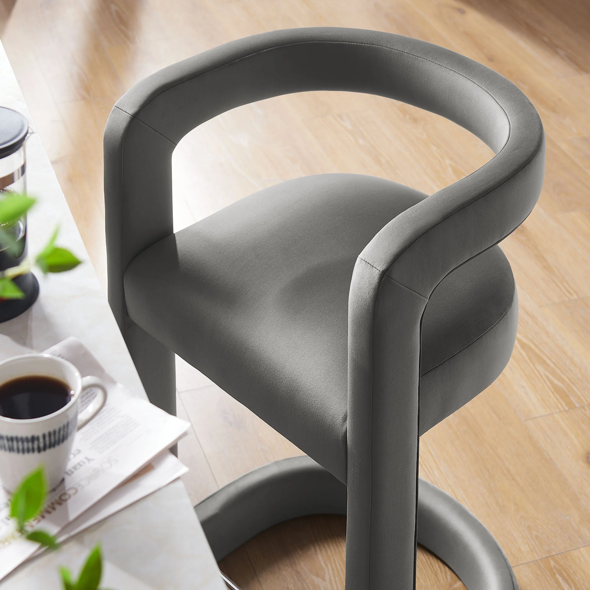 Winslow Performance Velvet Counter Stool by Modway - Image 42