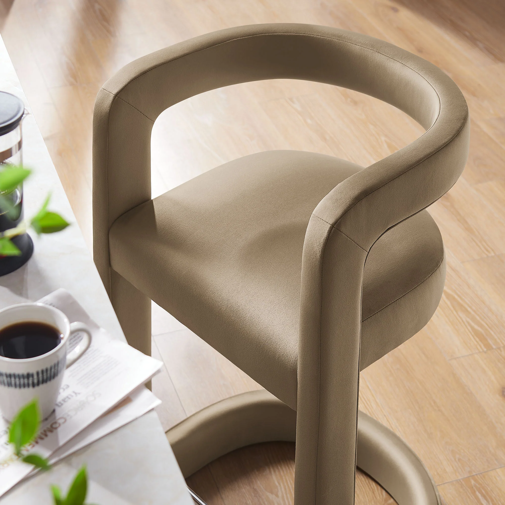 Winslow Performance Velvet Counter Stool by Modway - Image 51