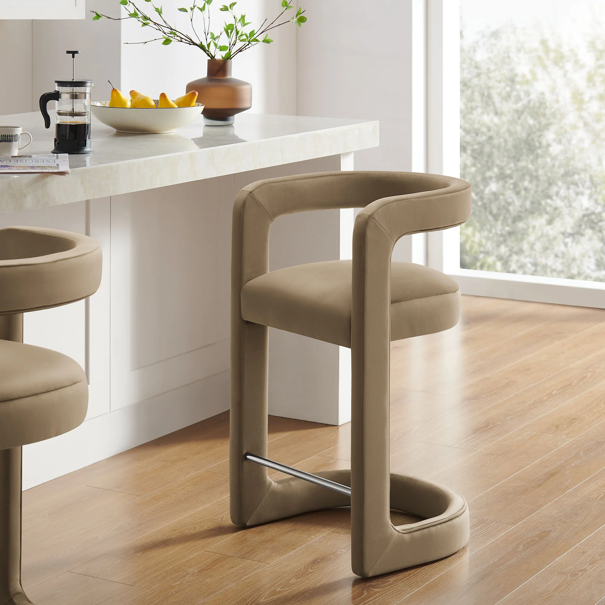 Winslow Performance Velvet Counter Stool by Modway - Image 52