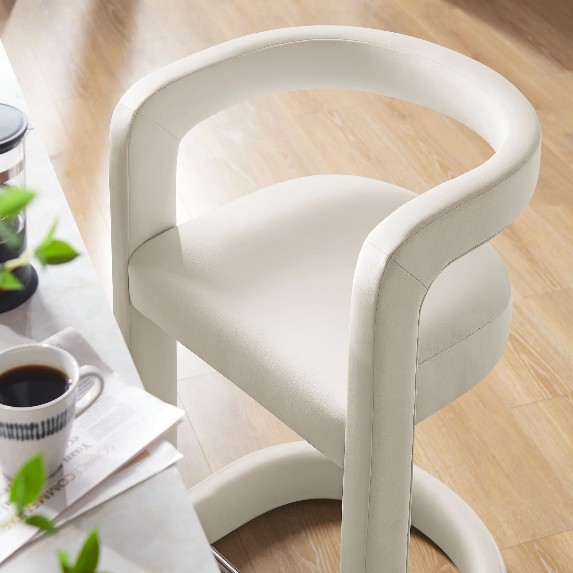 Winslow Performance Velvet Counter Stool by Modway - Image 7