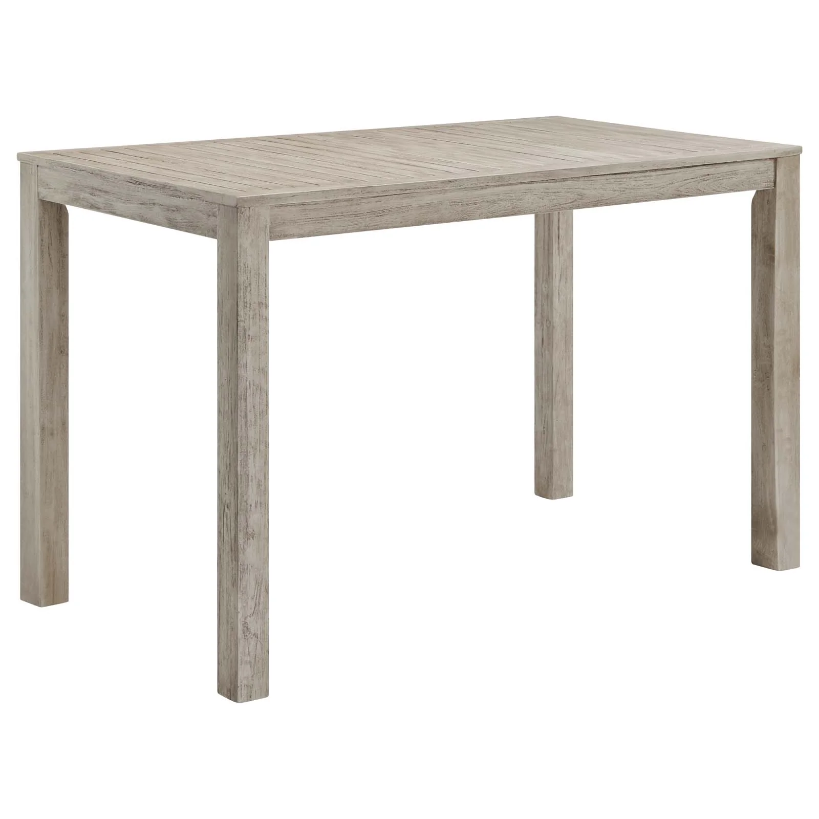 Wiscasset 59" Outdoor Patio Acacia Wood Bar Table By Modway - EEI-3686 - Image 2