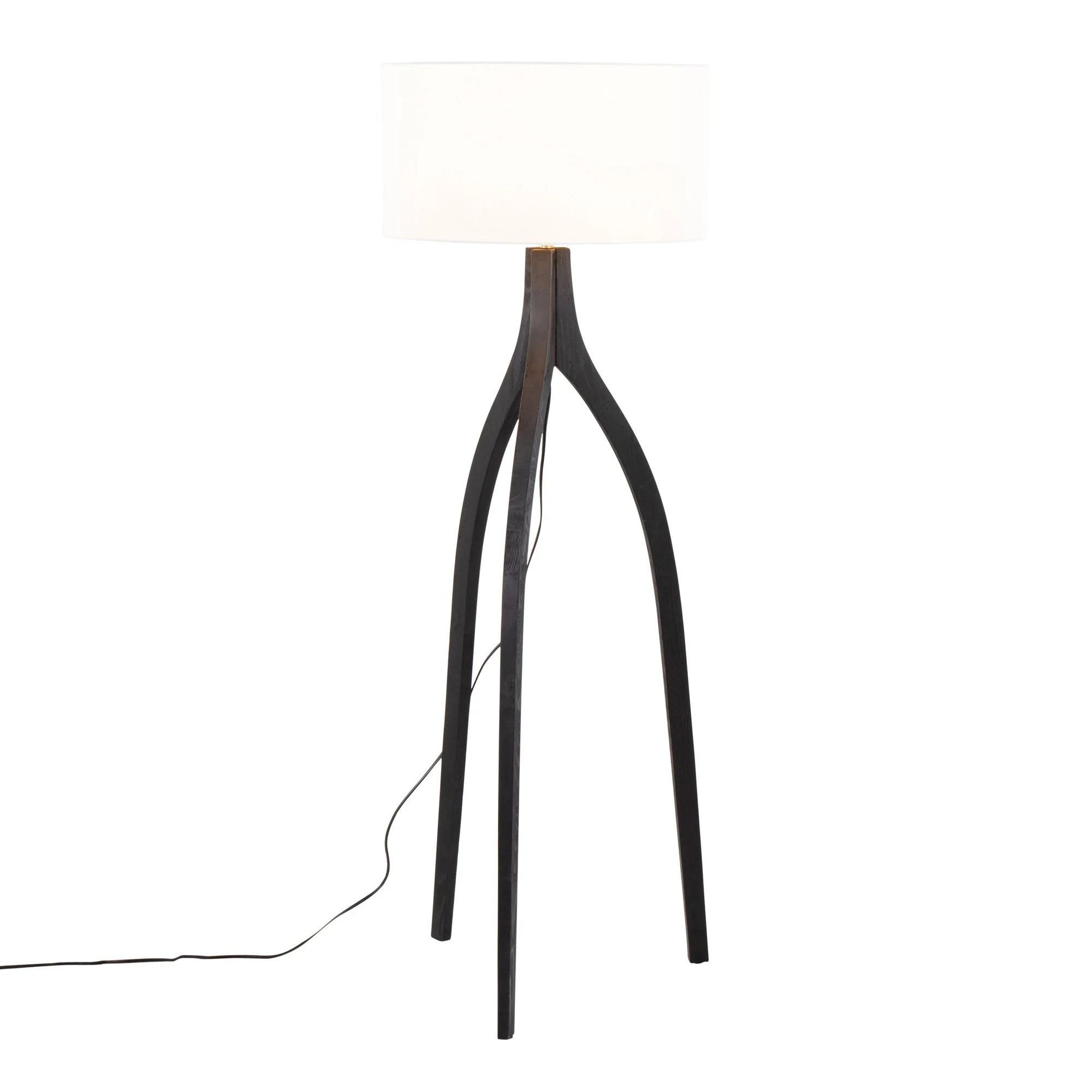 Wishbone Floor Lamp By LumiSource - LFL-WSHBNFL2 BKW - Image 5