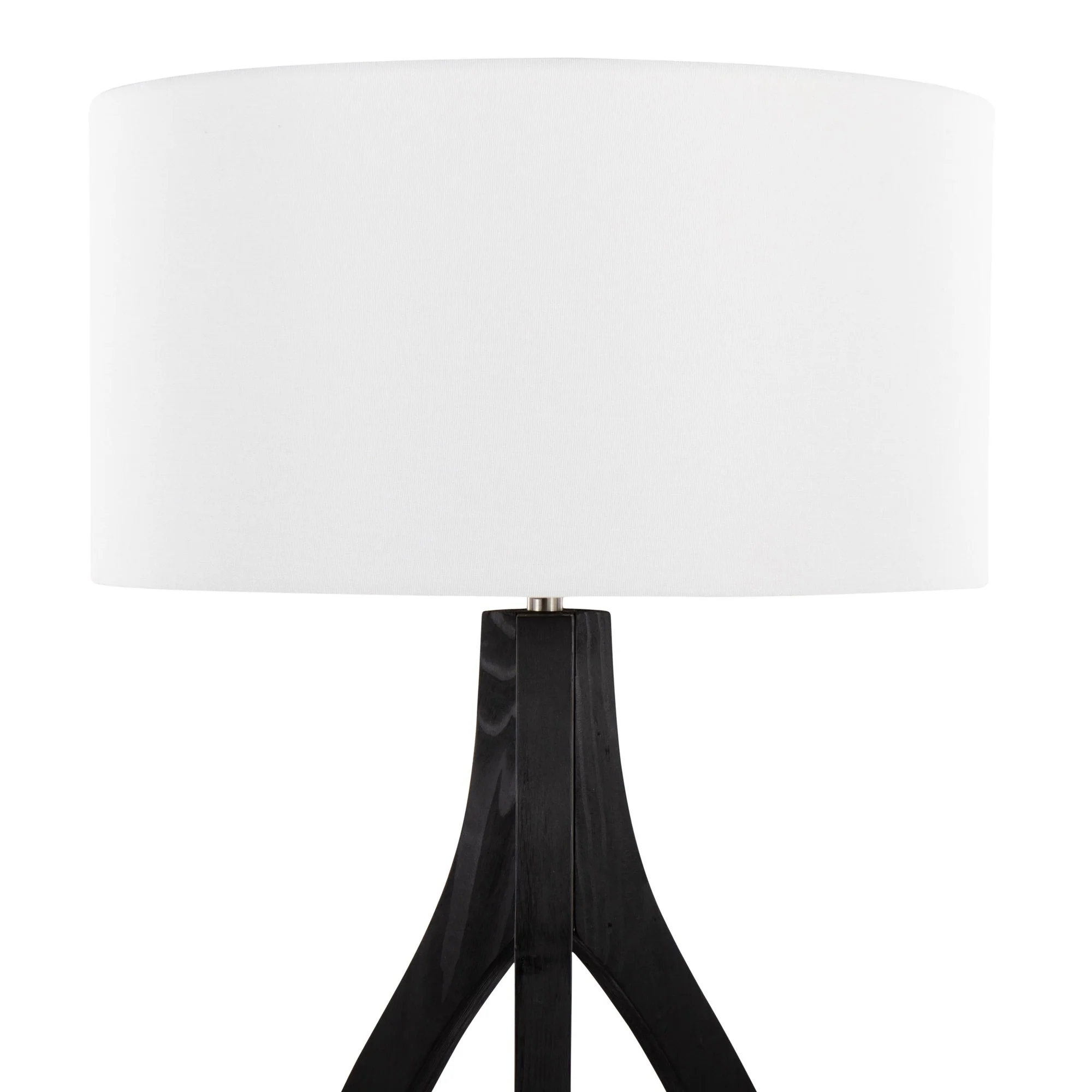 Wishbone Floor Lamp By LumiSource - LFL-WSHBNFL2 BKW - Image 8