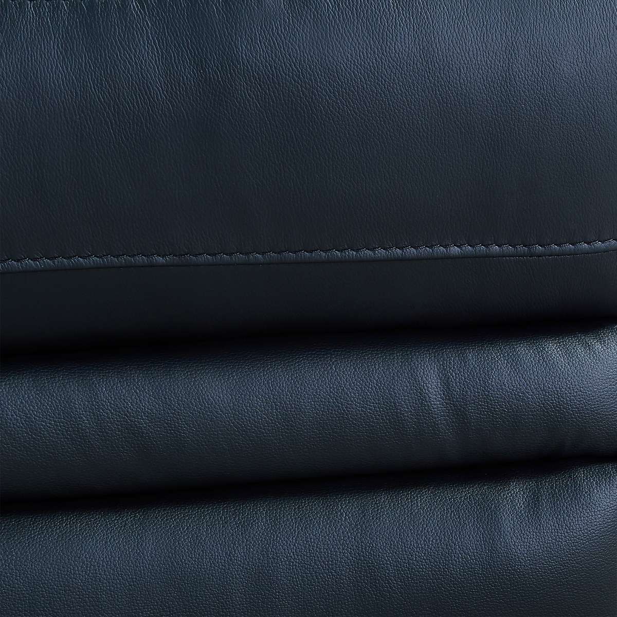Wolfe Contemporary Recliner in Black Genuine Leather By Armen Living - Image 8