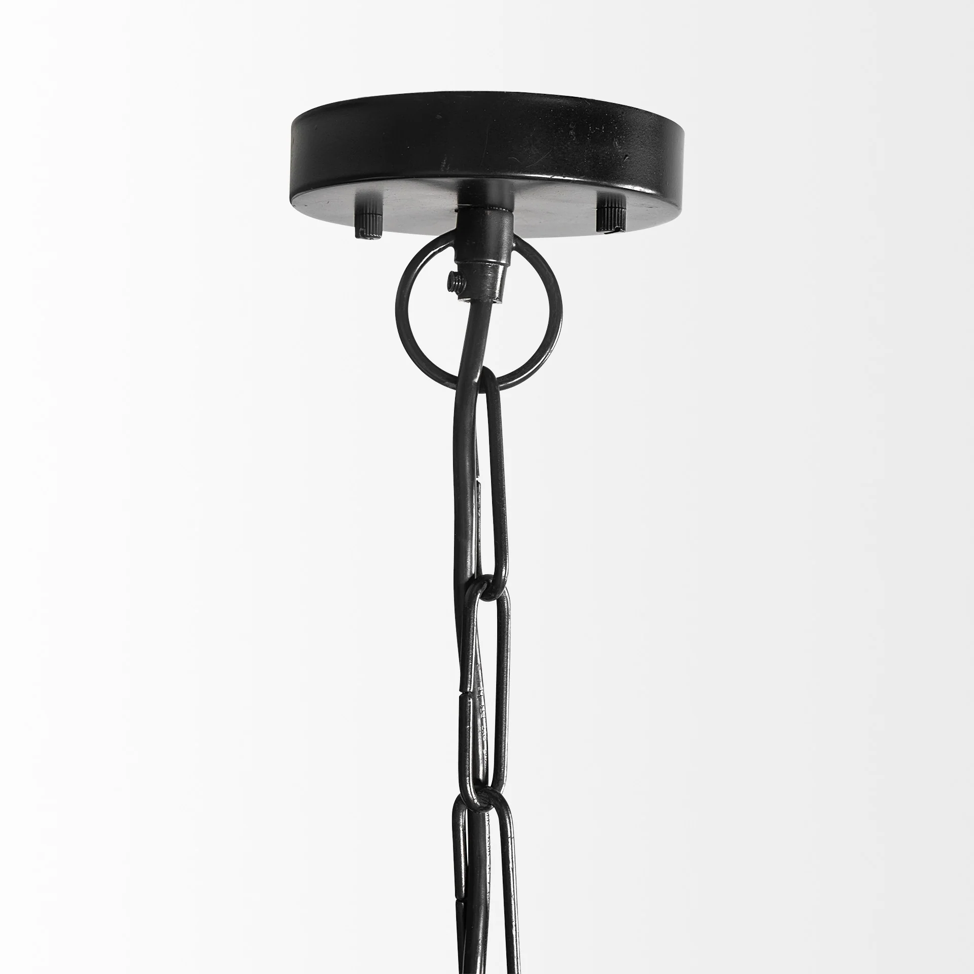 Wood and Metal Starburst Six Bulb Hanging Light By Homeroots - Image 3